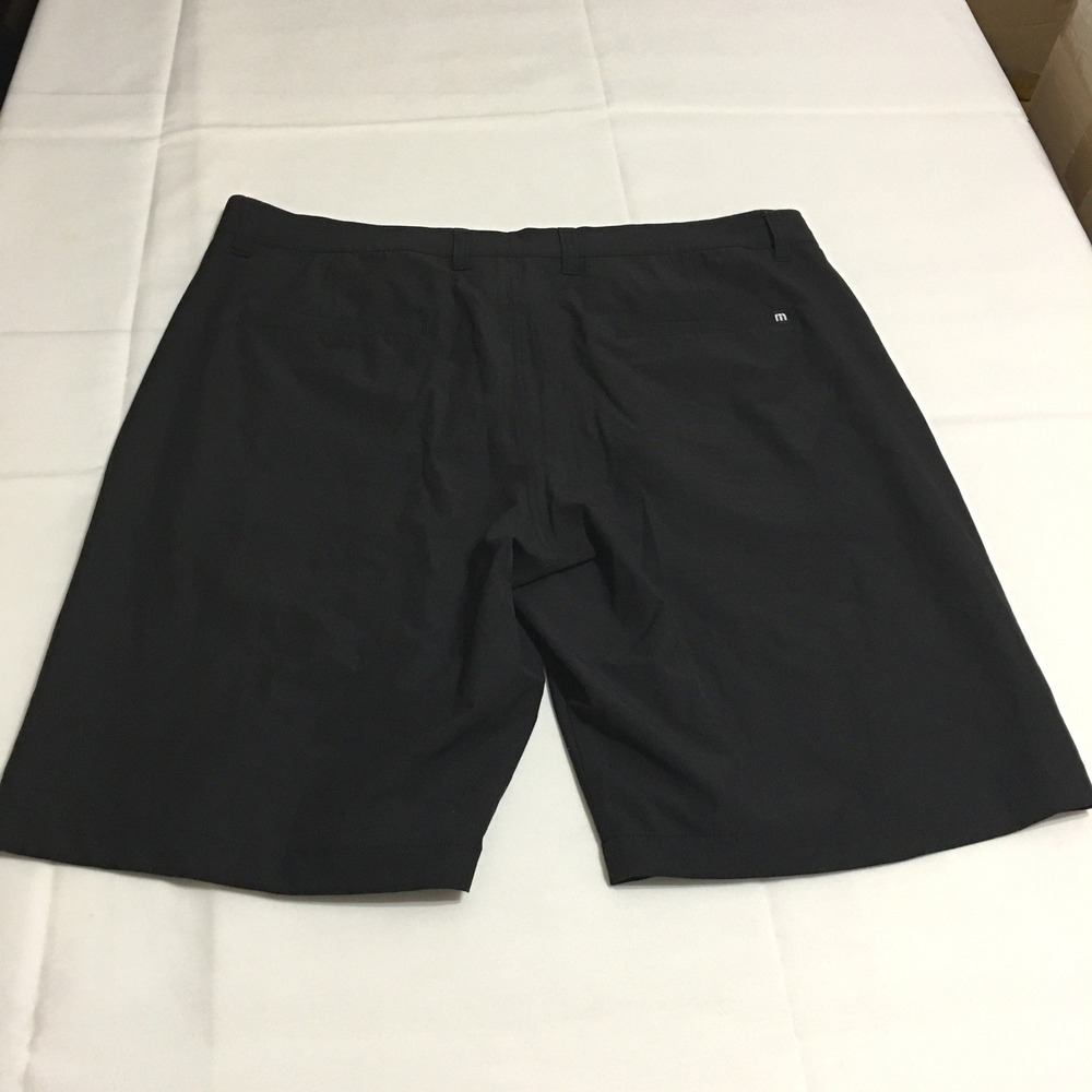 Travis Mathew Golf Shorts Mens Size 36 Black Performance Stretch